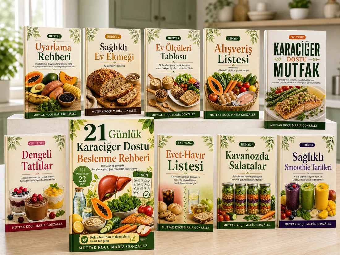 21 Günlük Karaciğer Dostu Beslenme Rehberi, Evet-Hayır Listesi ve 8 hediye