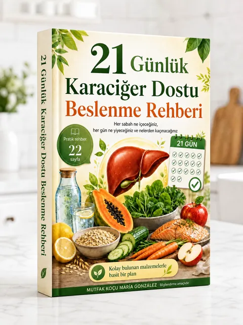 21 Günlük Karaciğer Dostu Beslenme Rehberi kapağı